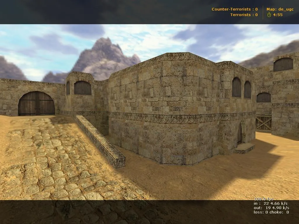 Скачать de_dust2x2_extended — расширенная DE карта для CS 1.6: точки, ротации, .nav и оптимизация - Скриншот
