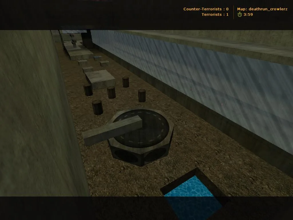deathrun_crowlerz для CS 1.6: карты deathrun, точки, тропа ловушек и правила без лагов — скриншот 4