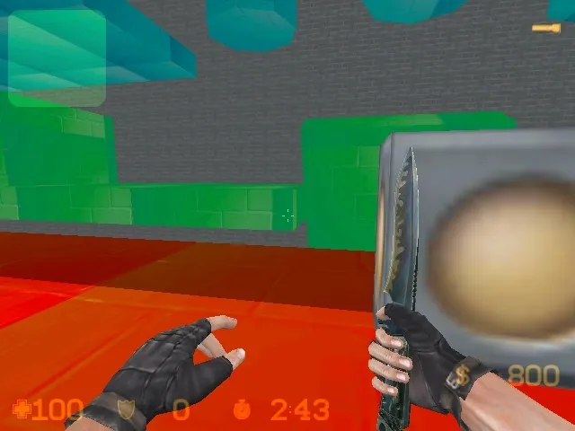 Скачать deathrun_impossible для CS 1.6: карта deathrun, точки, раунды и настройка ботов - Скриншот