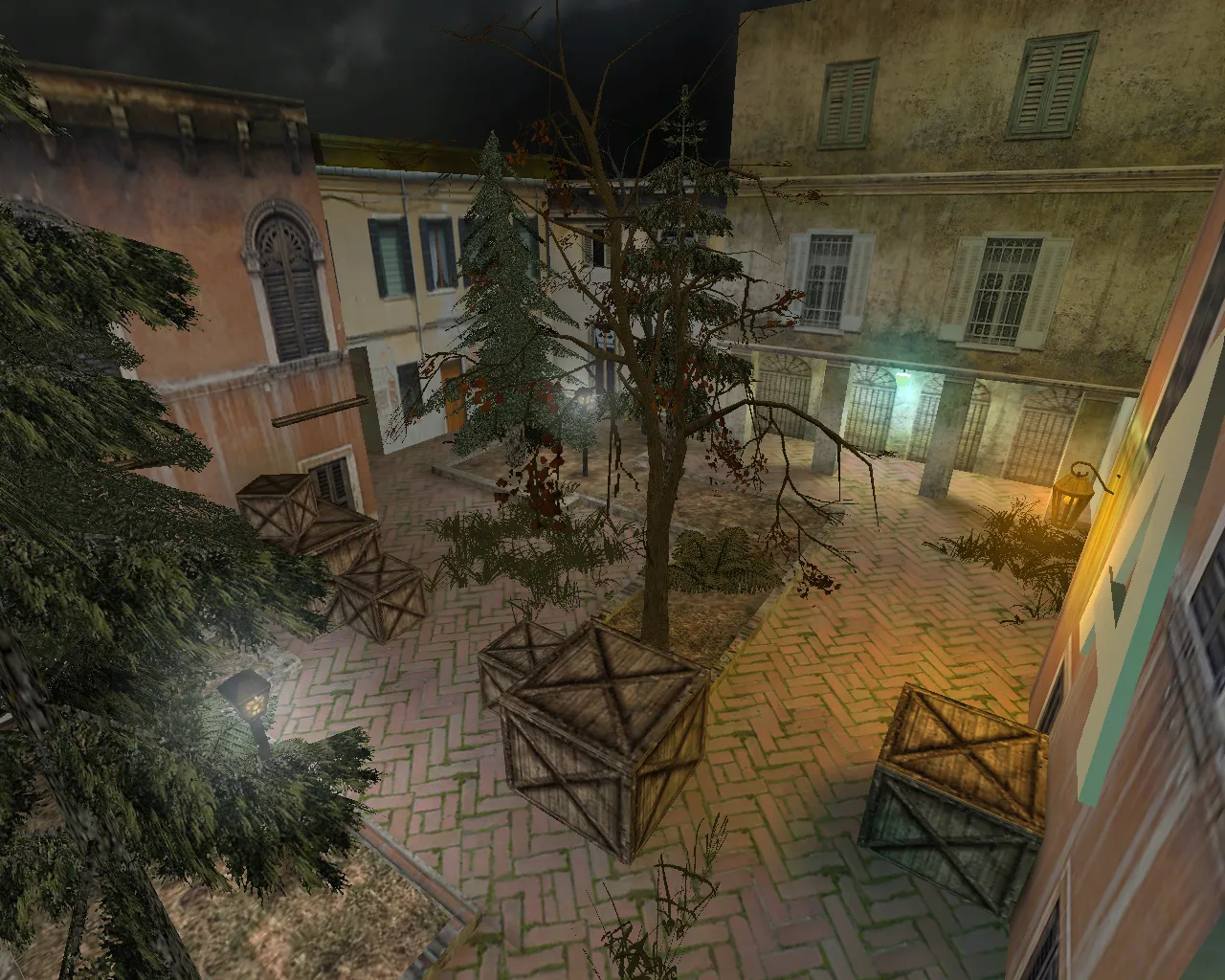 Скачать Карта de_midnight_13th для CS 1.6: тактические особенности и баланс сторон - Скриншот
