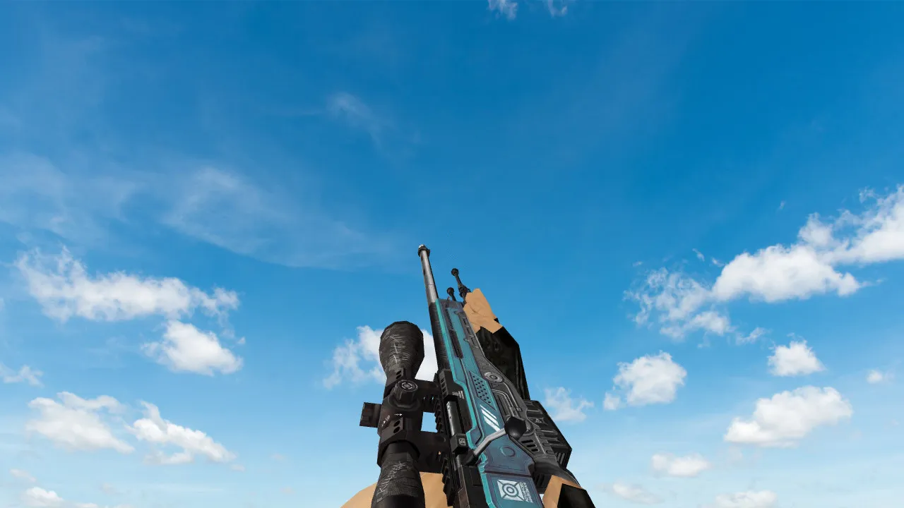 Скачать Модель «AWP Annihilator Blue» для CS 1.6: уникальный скин - Скриншот