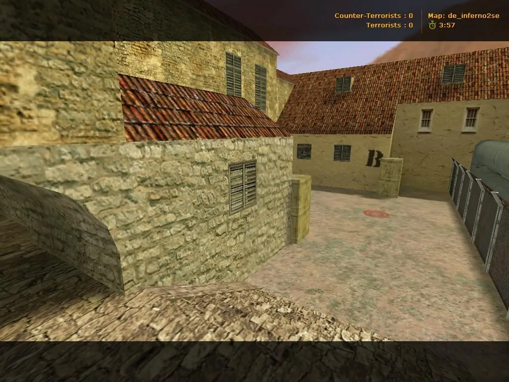 Скачать Карта de_inferno2se для CS 1.6: детальный обзор и тактики - Скриншот