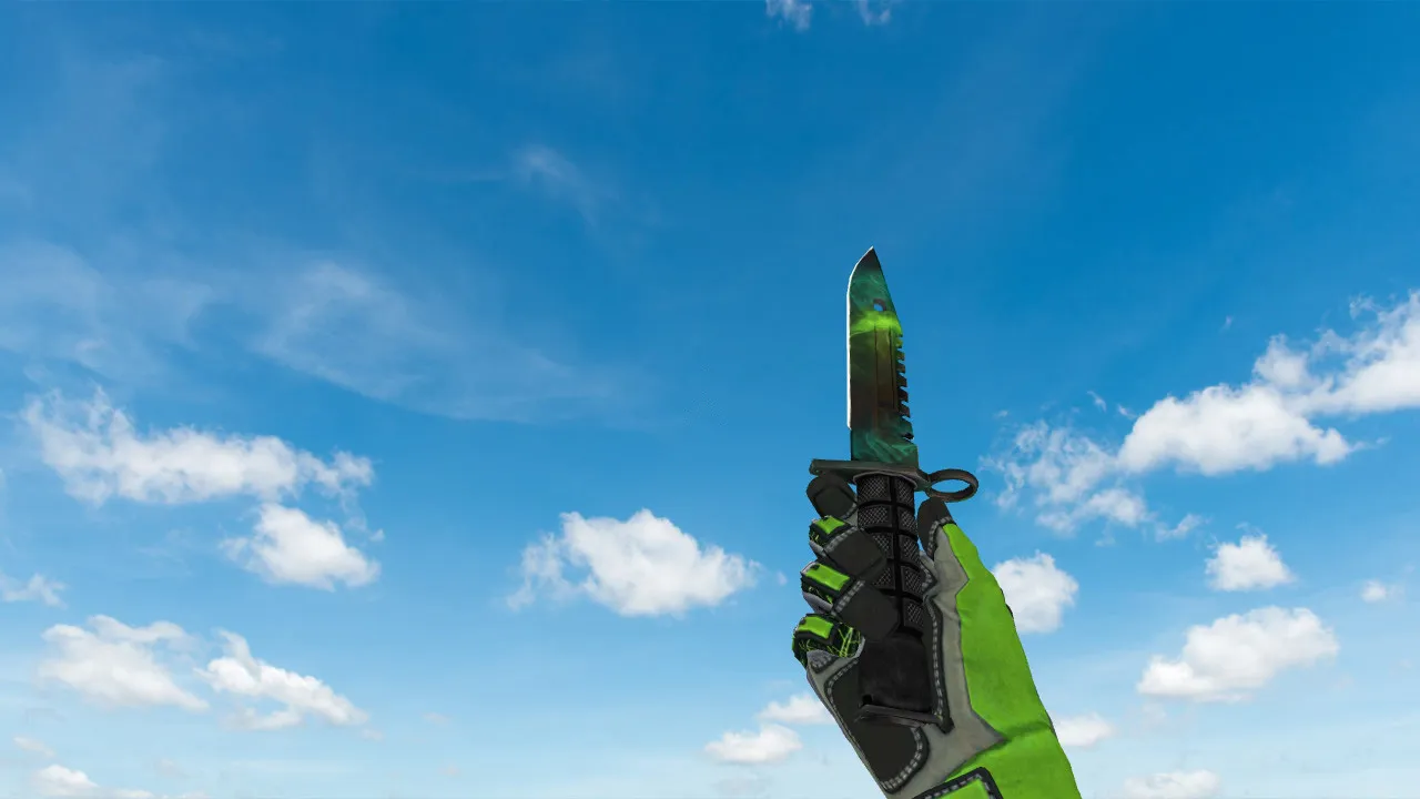 Скачать Модель ножа v_ / p_ / w_ M9 Bayonet Gamma Doppler Phase 4 для CS 1.6: звуки, анимация осмотра, текстуры - Скриншот