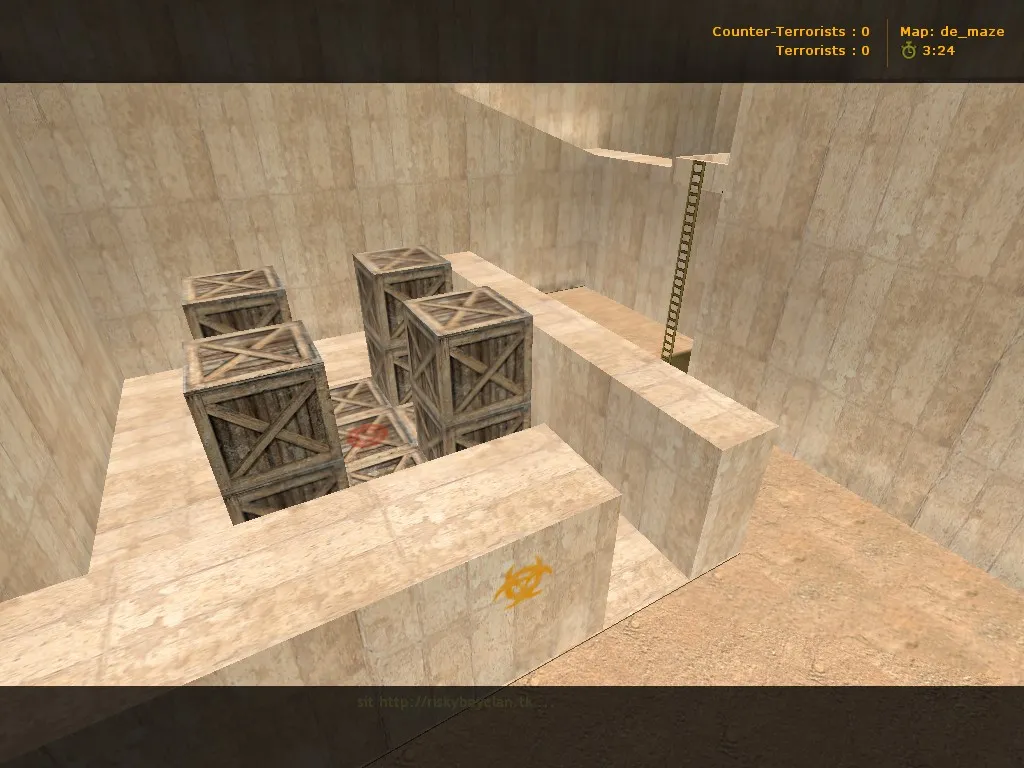 Скачать Карта de_maze для CS 1.6 - Тактические возможности и особенности - Скриншот