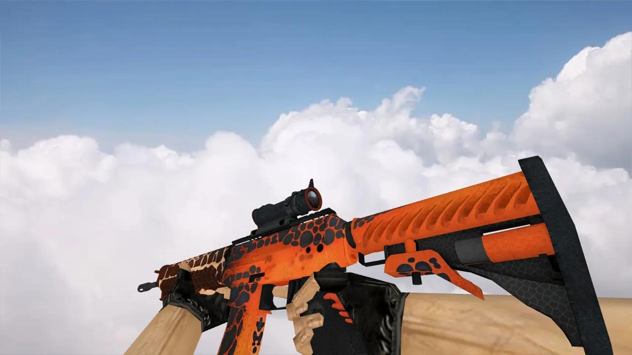 Скачать Модель SG-553 «Дикая моль» для CS 1.6 - Оружие с уникальным стилем - Скриншот