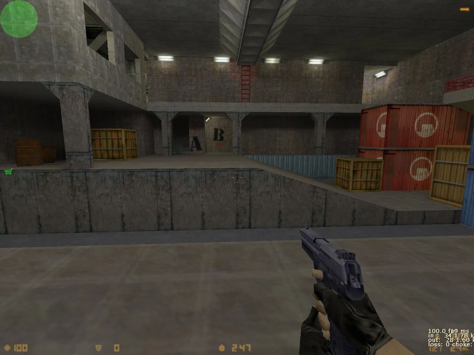 Карта de_assault_sk для CS 1.6: баланс сторон, точки, .nav для ботов и оптимизация (wpoly/epoly) — скриншот 6