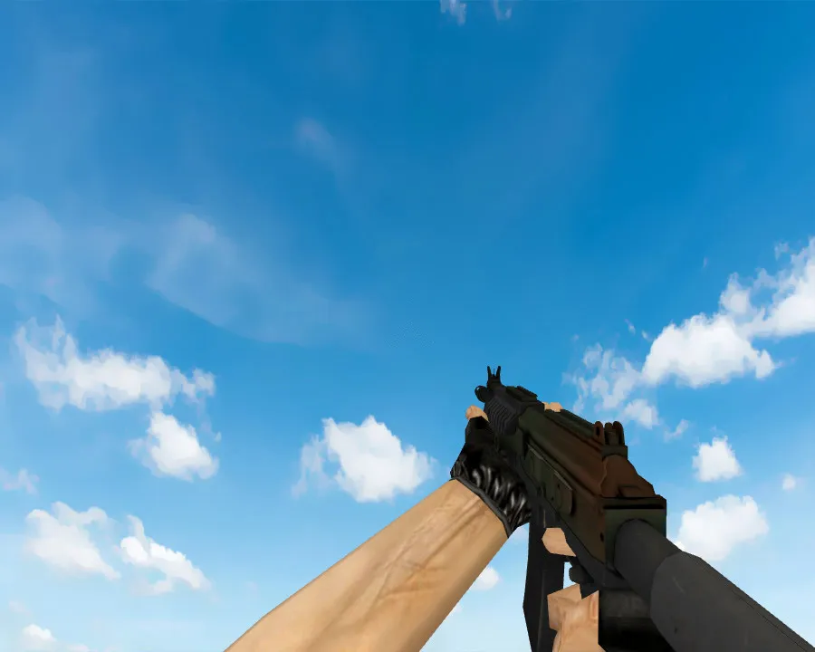 Скачать Автомат «Галиль» | Янтарный градиент (Amber Fade) для CS 1.6 - Скриншот