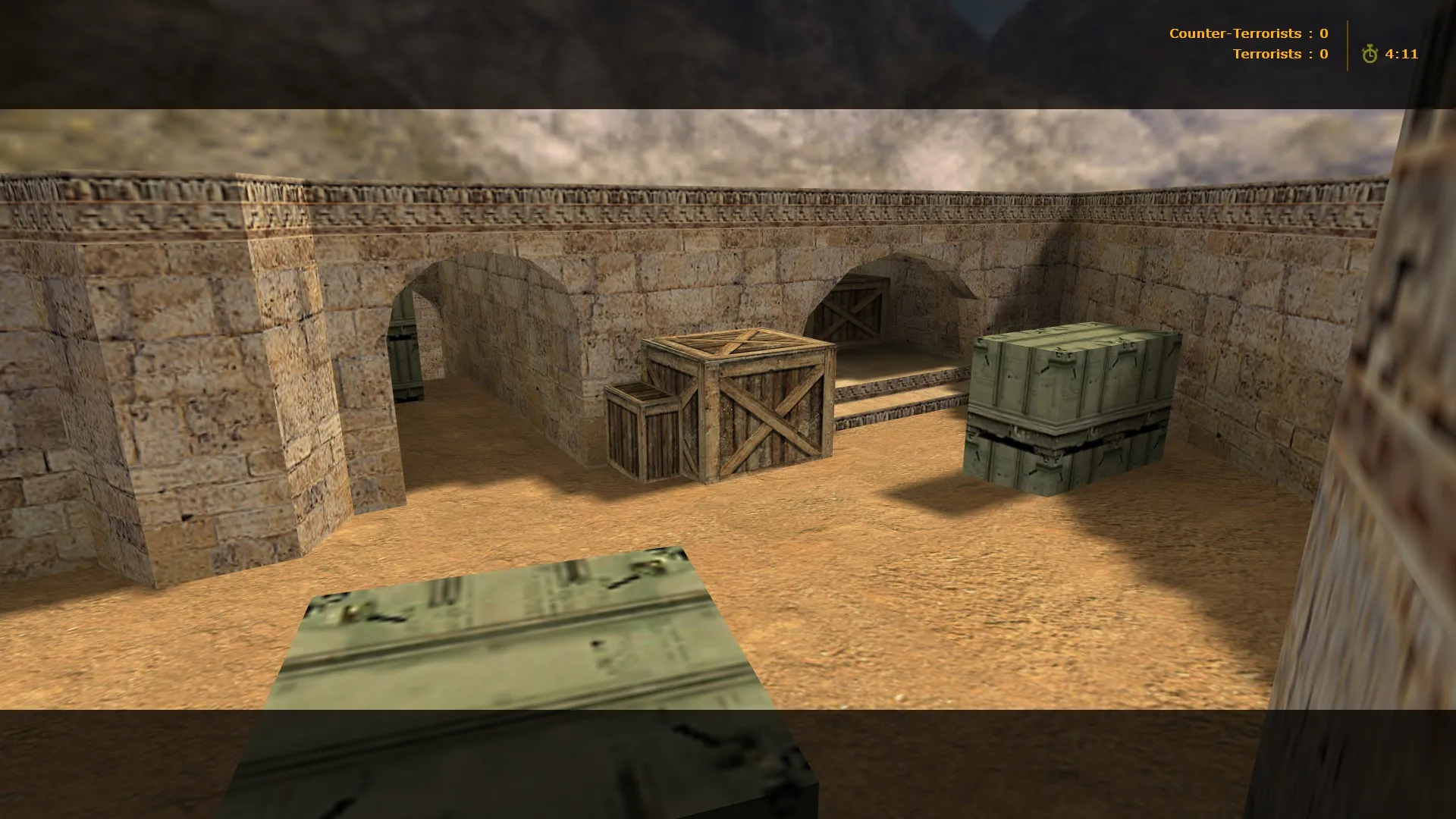 Скачать Карта 828_dust для CS 1.6: de_dust2 стиль, точки, .nav для ботов, оптимизация wpoly/epoly - Скриншот