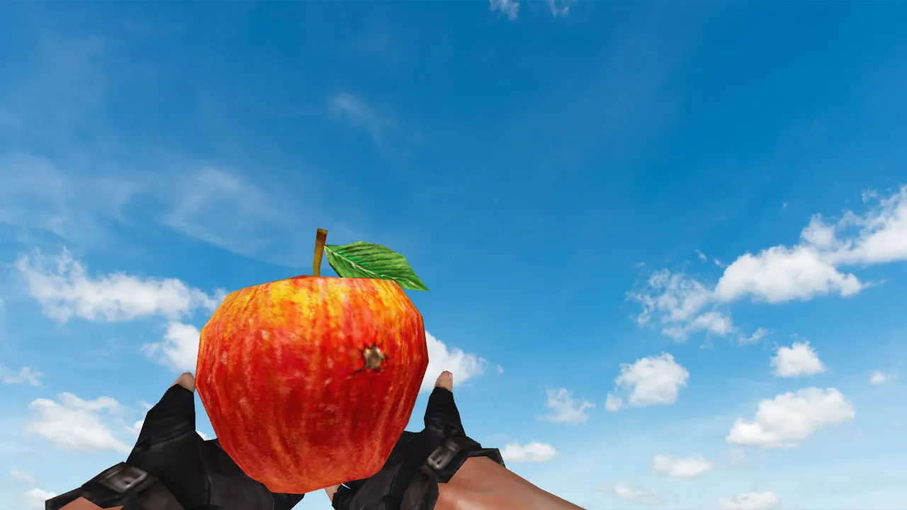 Скачать Модель «Arrow Apple» для CS 1.6: гранаты v_, p_, w_ модели, звуки, анимация осмотра - Скриншот