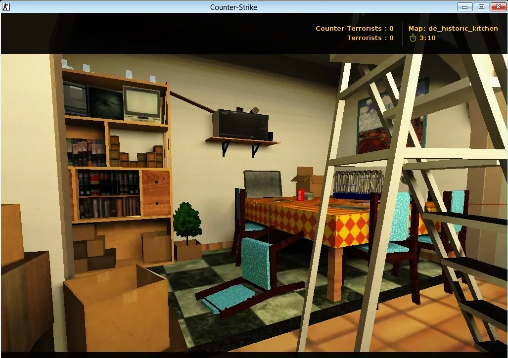 Скачать Карта de_historic_kitchen для CS 1.6: стратегии и детали - Скриншот