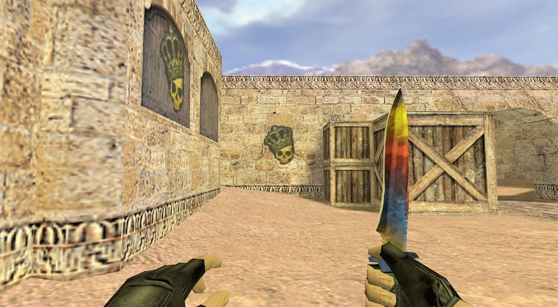 Скачать Граффити «Корона» для CS 1.6 – Уникальный стиль из CS:GO - Скриншот