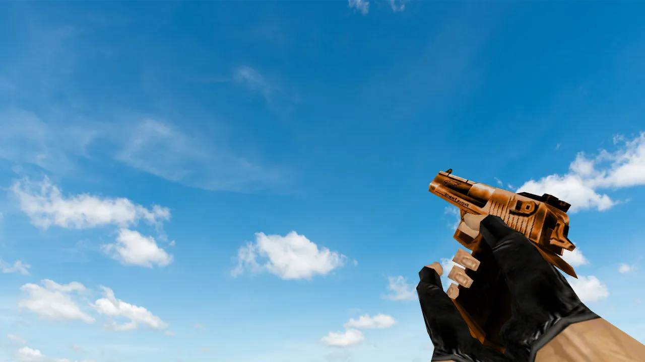 Модель Default Deagle Bronze для CS 1.6 - Отличная Альтернатива — скриншот 2