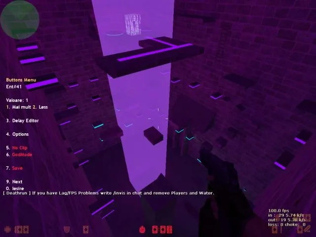 deathrun_hdr для CS 1.6: карта Deathrun, точки ловушек, .nav для ботов и оптимизация — скриншот 3