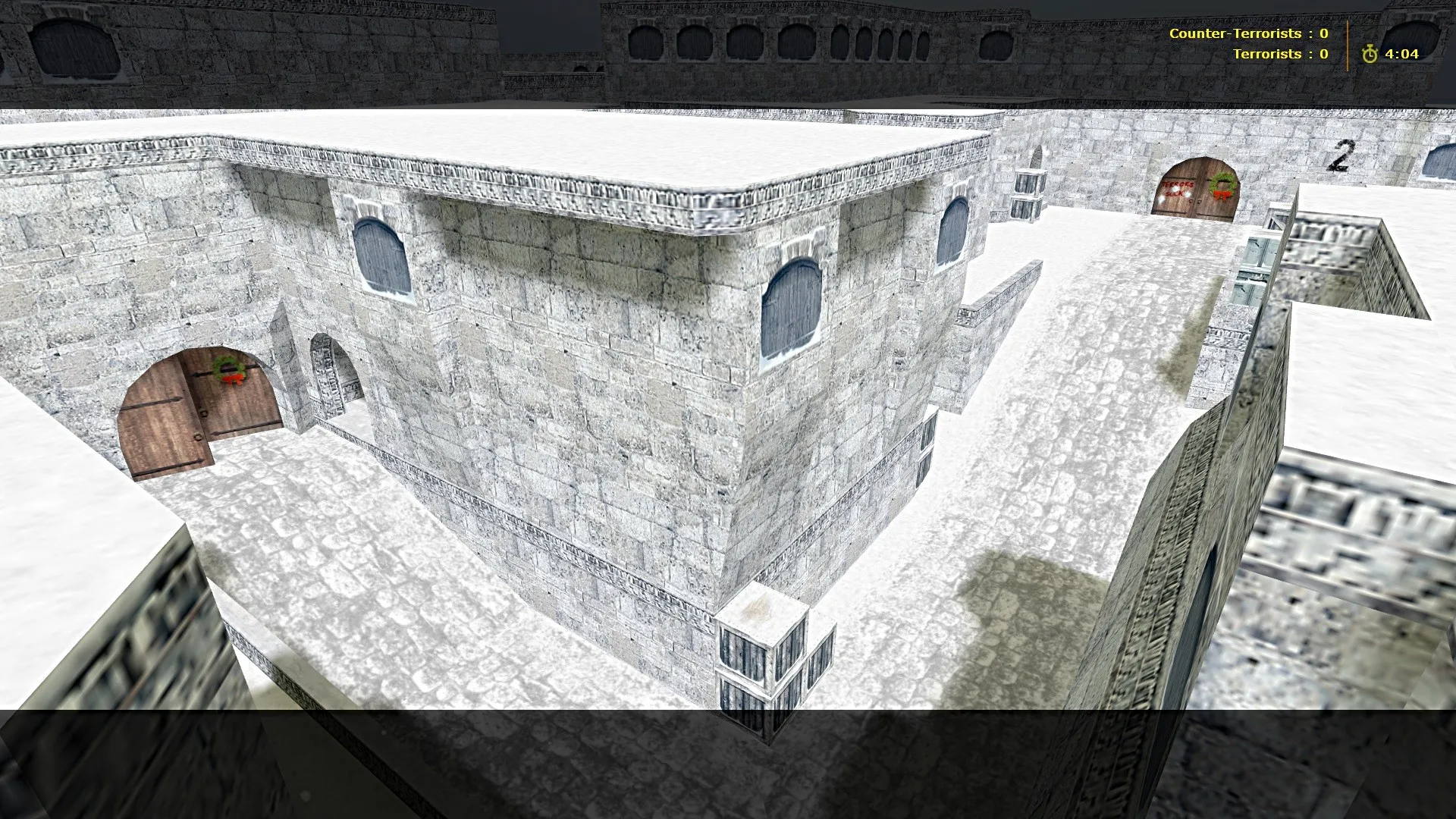 Скачать de_dustlong_winter для CS 1.6: тактика сторон, точки, .nav и оптимизация wpoly/epoly - Скриншот