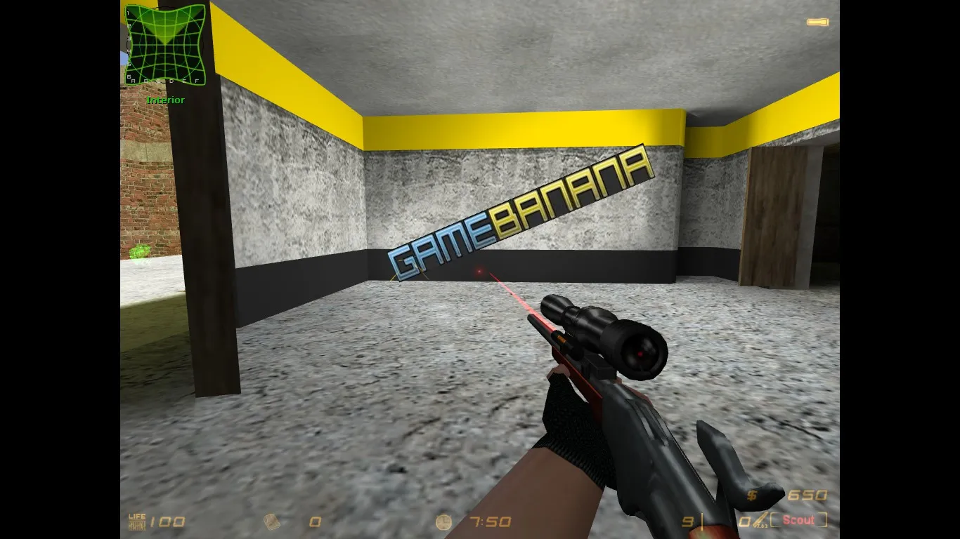 de_gamebanana карта для CS 1.6: баланс сторон, точки, .nav и оптимизация wpoly/epoly — скриншот 10