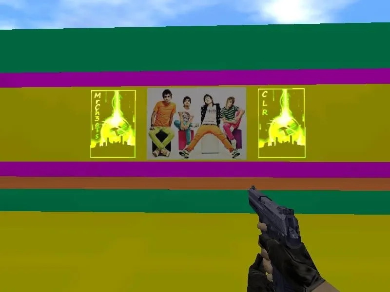 Скачать deathrun_restart_click21 для CS 1.6: карта deathrun, точки для CT/T, ловушки, .nav и оптимизация - Скриншот