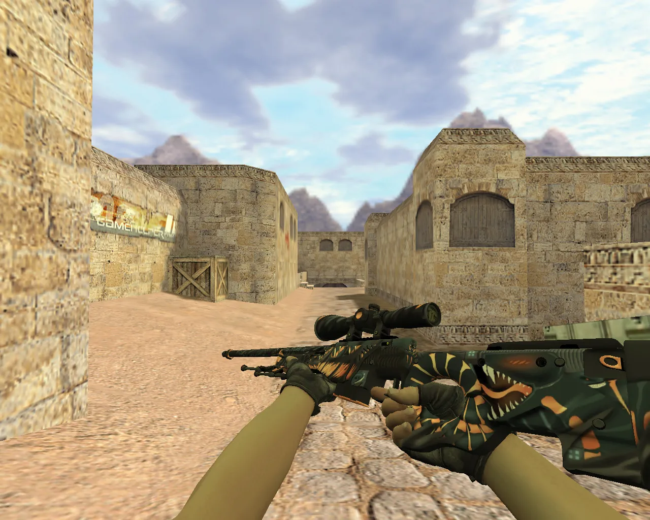 Скачать Модель «AWP Мерес» для CS 1.6 - Качественные текстуры и анимация - Скриншот