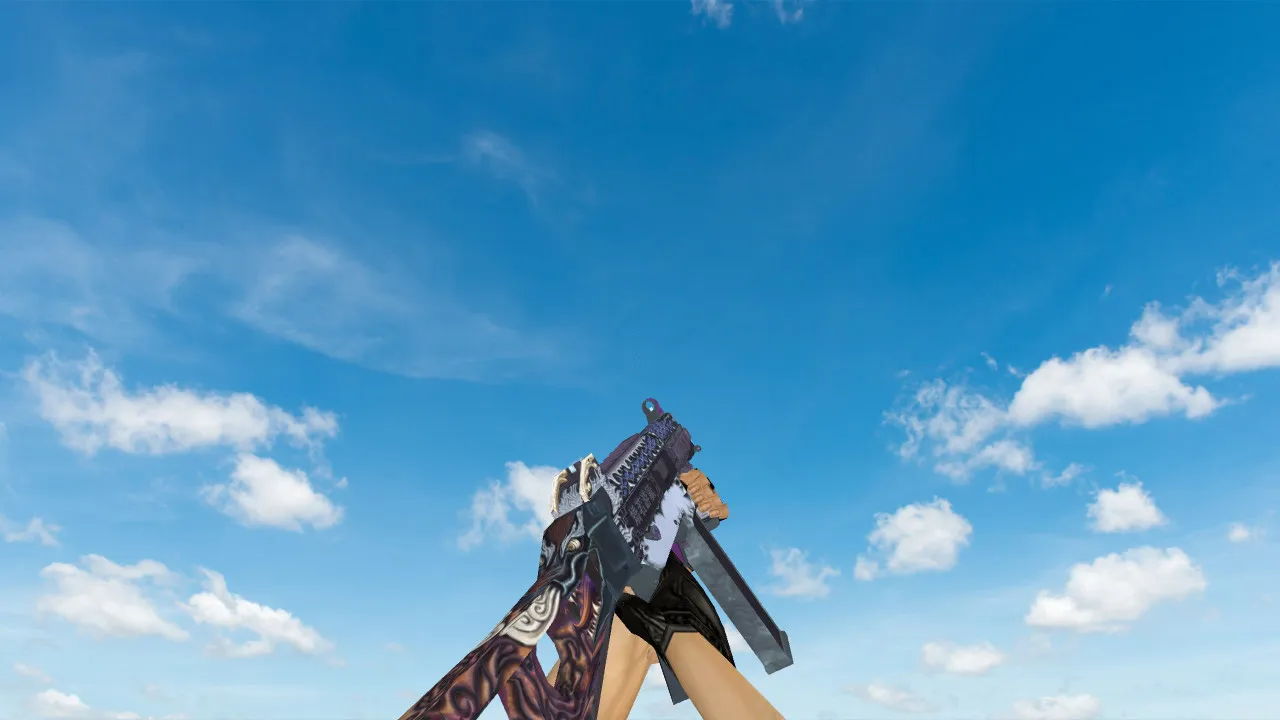 Скачать Модель UMP-45 Dragon Breath для CS 1.6 - качественные текстуры и анимация - Скриншот