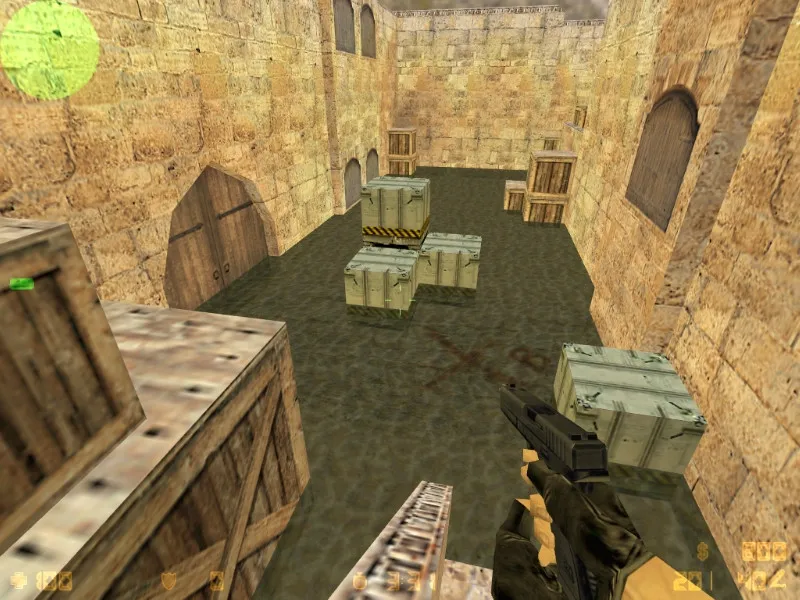 de_dust25 карта для CS 1.6: точки, раунды за CT/T, оптимизация wpoly/epoly и .nav для ботов — скриншот 8