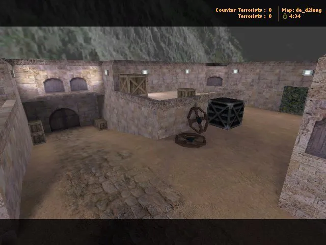 Скачать Карта de_d2long для CS 1.6: точки, маршруты и настройка под 4554/8610 - Скриншот