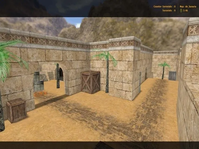 Скачать de_bavaria2 для CS 1.6: инфа по карте, спавнам, тактике за T и CT, .nav и оптимизациям - Скриншот