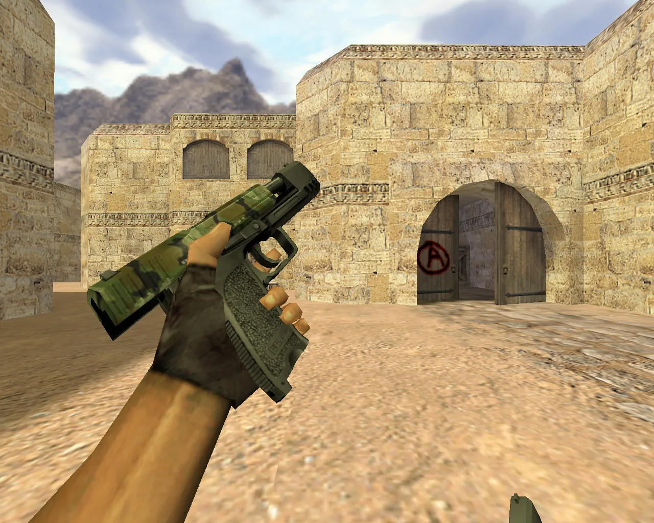 Скачать Модель «Два USP Камуфляж» для CS 1.6: Четкая и стильная - Скриншот