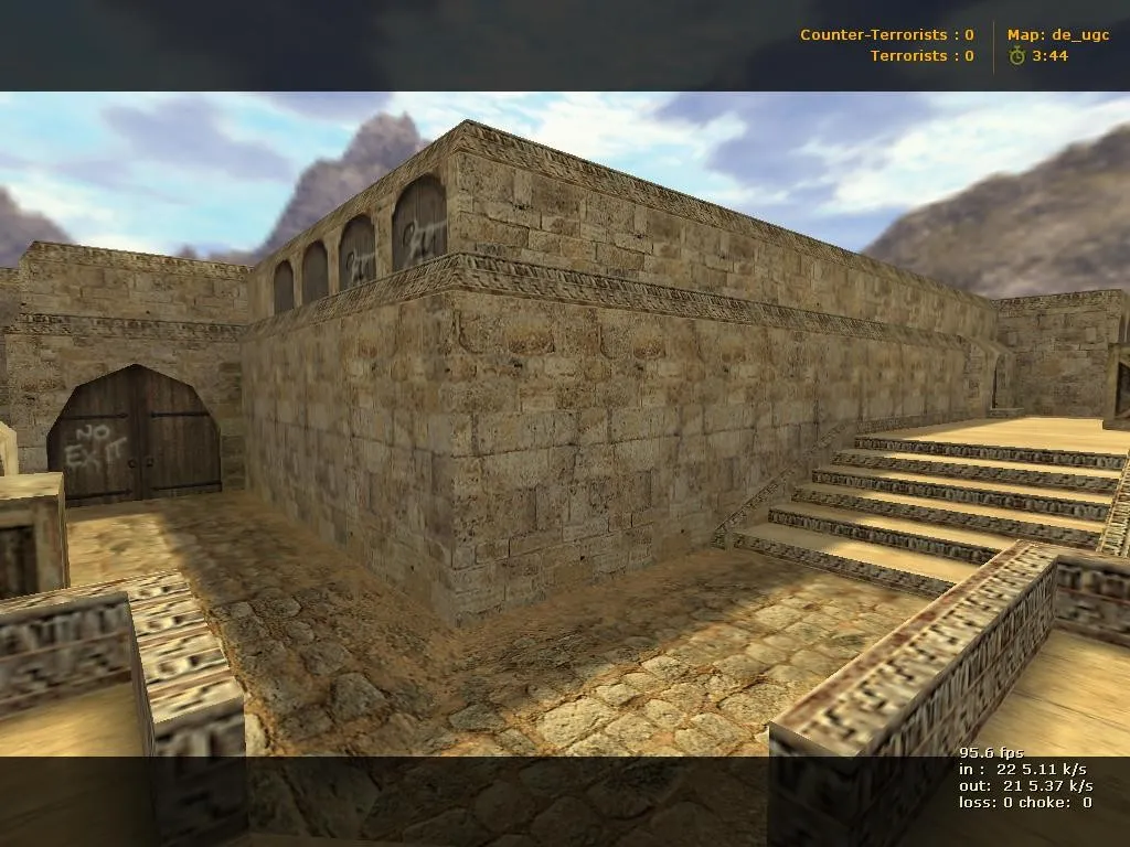 Скачать de_dust2x2_extended — расширенная DE карта для CS 1.6: точки, ротации, .nav и оптимизация - Скриншот