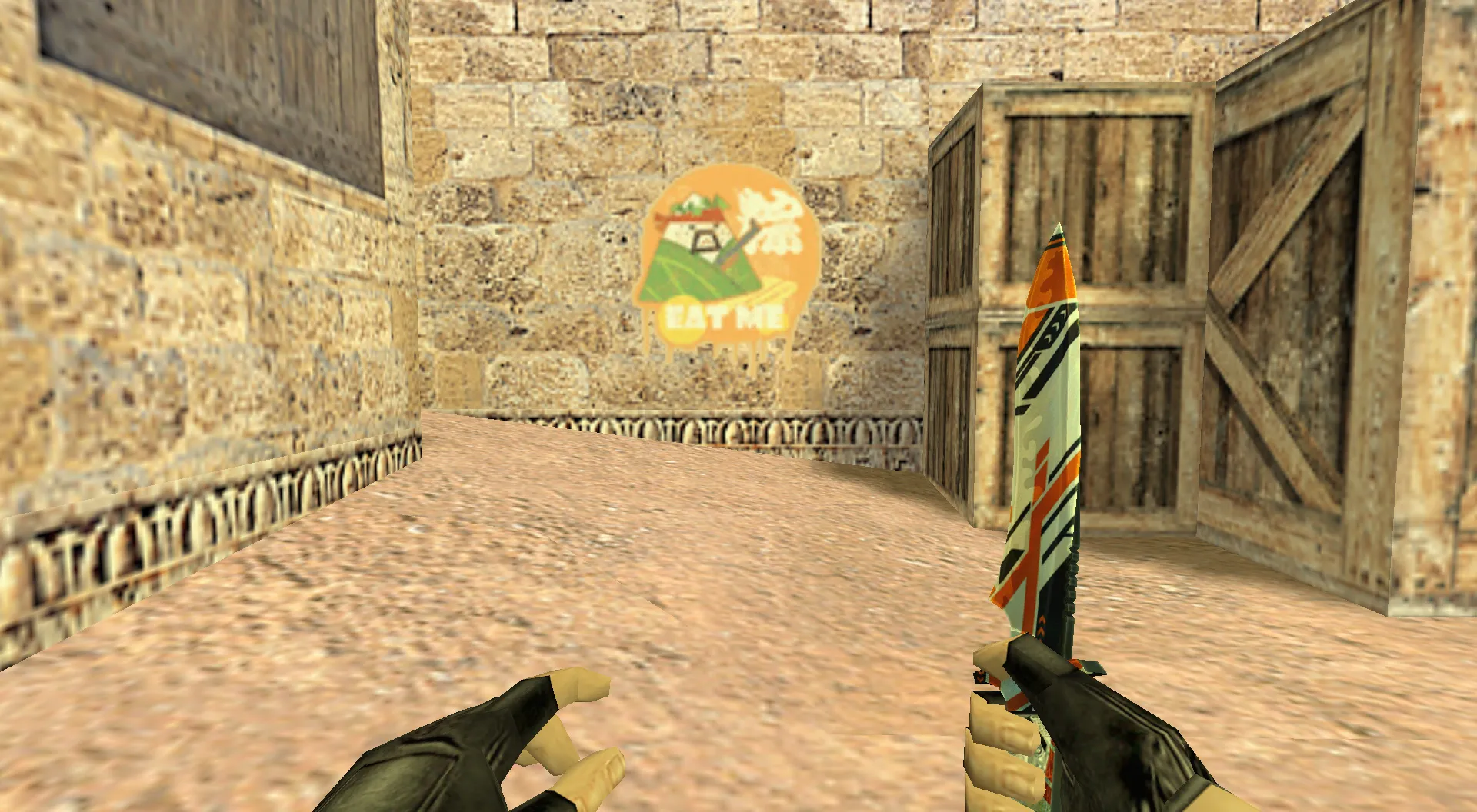 Граффити «Террорис» для CS 1.6 - Уникальный стиль из CS:GO — скриншот 2