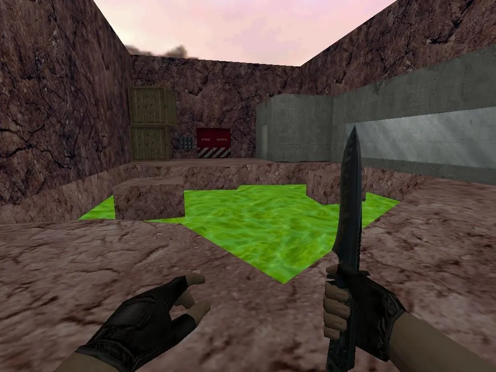 Скачать deathrun_bytun3 для CS 1.6: точки, ловушки, боты .nav и оптимизация карты - Скриншот