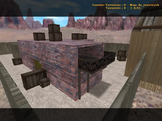 Скачать Карта de_toxicwaste для CS 1.6 - Погружение в атмосферу опасности - Скриншот