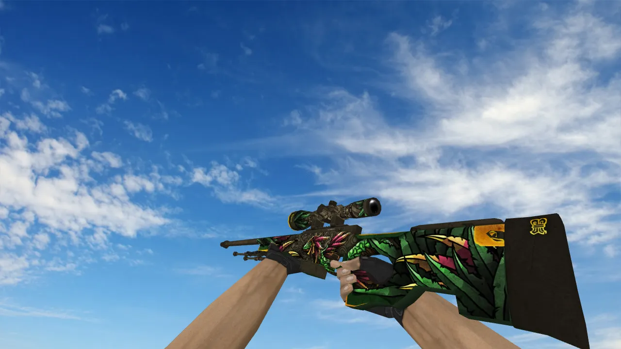 Скачать Модель AWP Kukulkan для CS 1.6 - Качественные текстуры и анимация - Скриншот