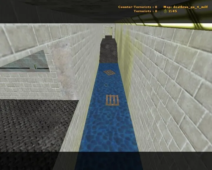 Скачать deathrun_qu_4_milf — карта Deathrun для CS 1.6: точки, маршруты, навигация ботов, оптимизация - Скриншот