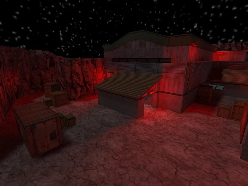 Скачать Карта de_nuke_midnight для CS 1.6 – тактический бой в темноте - Скриншот