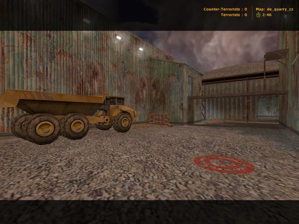 Скачать Карта de_quarry_cz для Counter-Strike 1.6 — тактический анализ и особенности - Скриншот