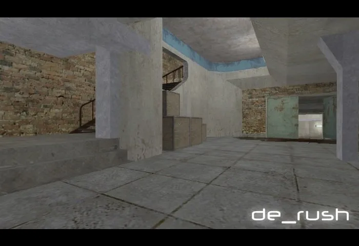 Карта de_rush_rc1 для CS 1.6: Тактики и особенности — скриншот 5