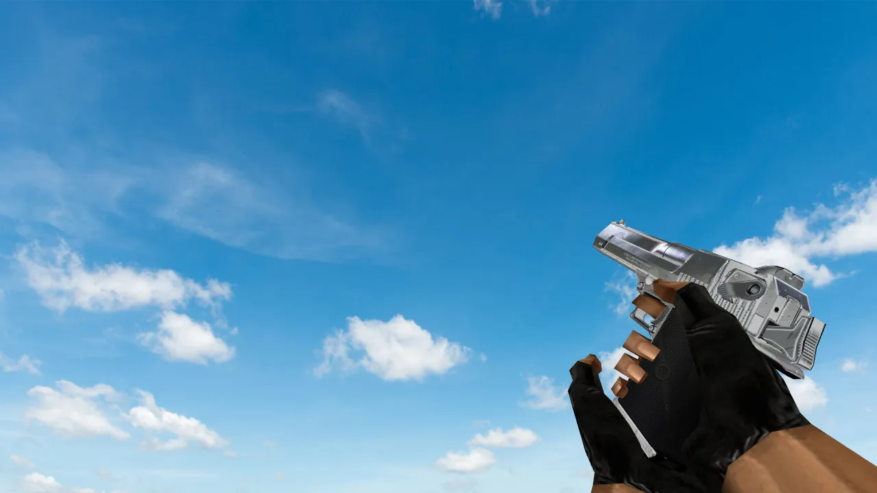 Скачать Модель Deagle Chrome для CS 1.6 - Качество и Стиль - Скриншот