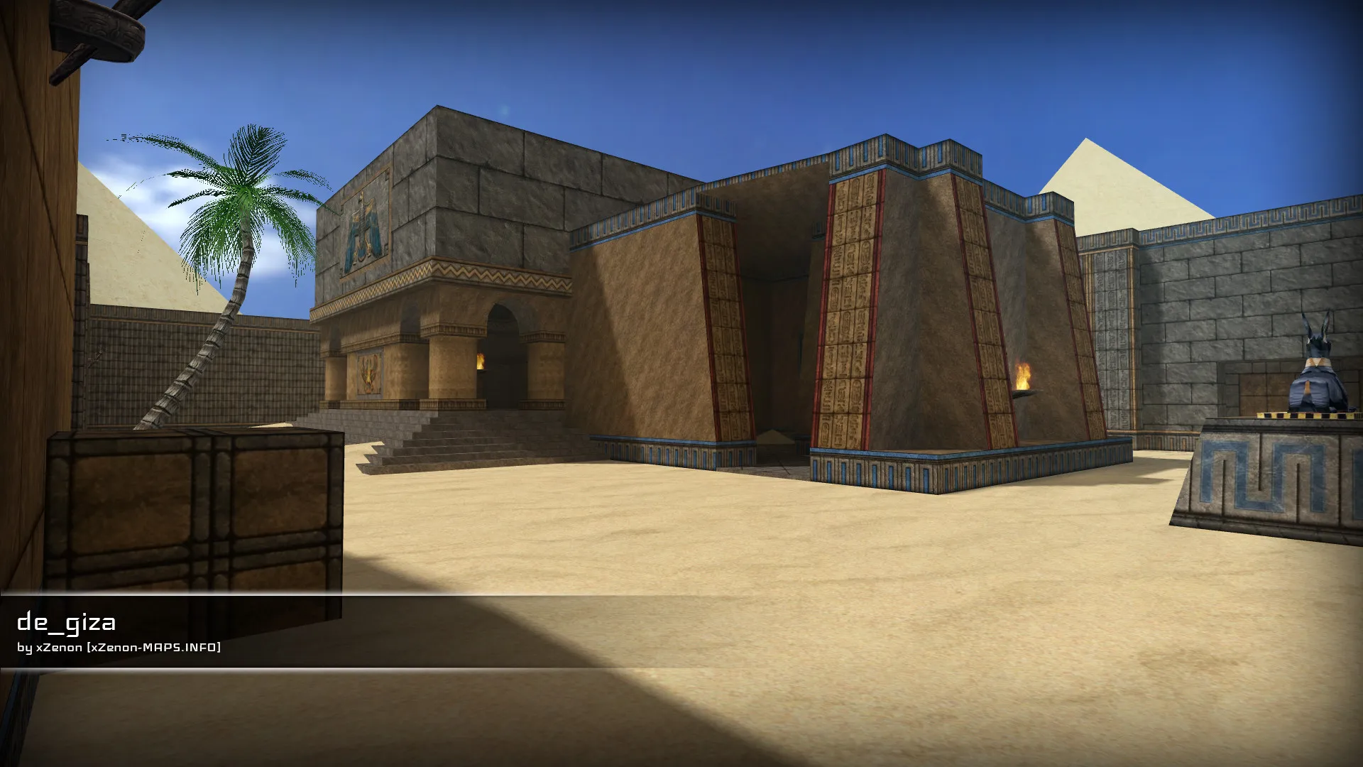 de_giza_b3 карта для CS 1.6: баланс сторон, точки, .nav для ботов, оптимизация wpoly/epoly — скриншот 15