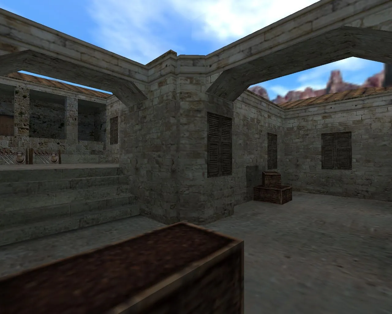 Скачать Карта de_acropol для CS 1.6: точки, тактика за Т и КТ, оптимизация wpoly/epoly, .nav для ботов - Скриншот
