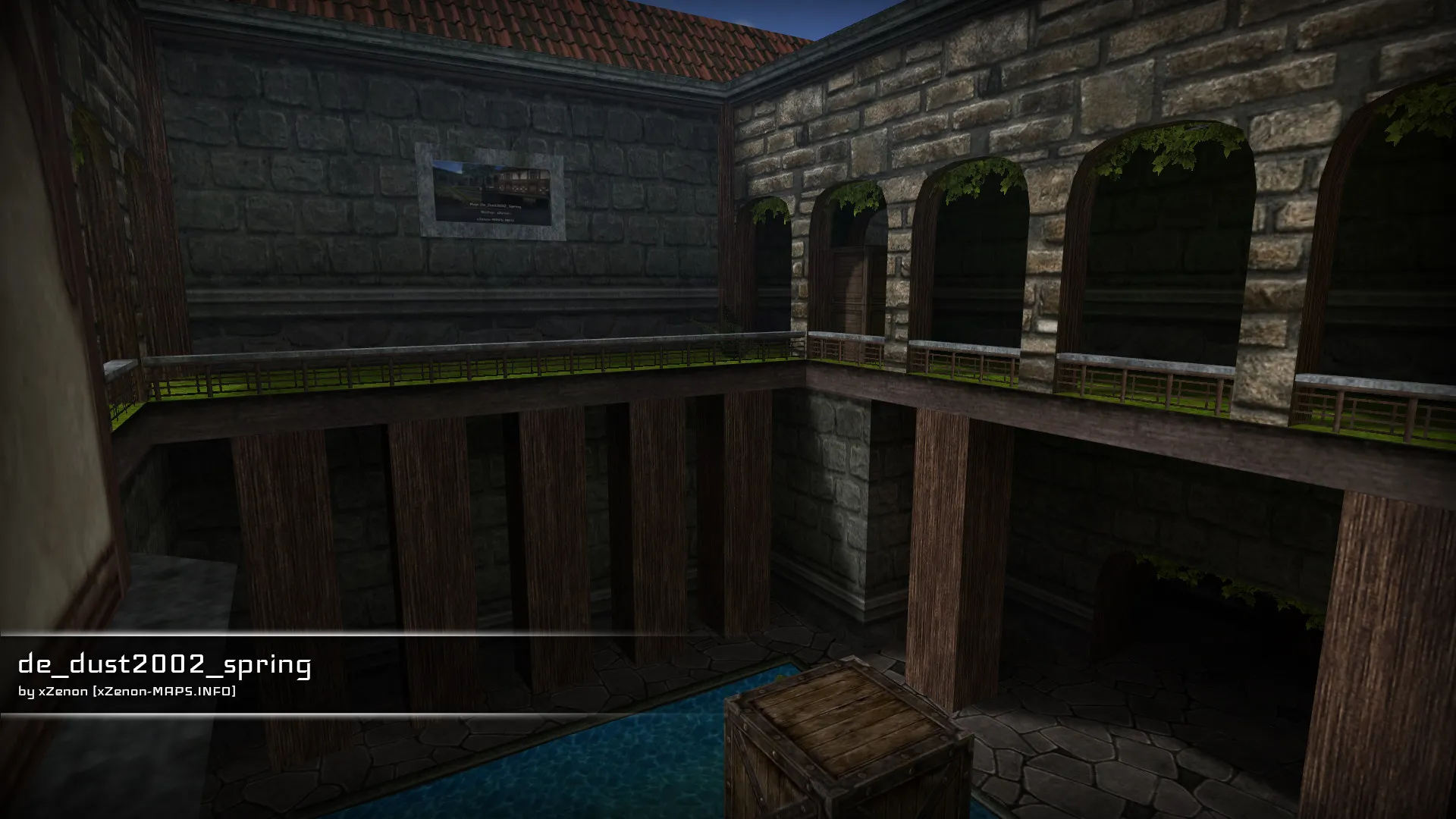 Скачать Карта de_dust2002_spring_b1 для CS 1.6: быстрый обзор, точки, тактика, .nav, оптимизация - Скриншот