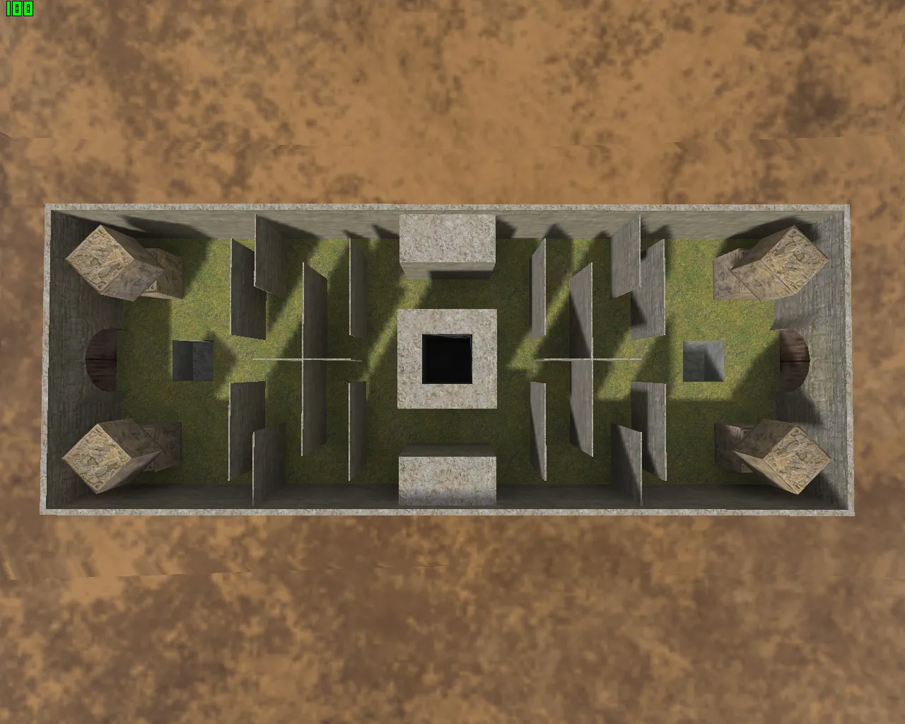 Скачать Карта «1hp_mayahuel» для CS 1.6: knife-only раунды, точки для CT и T, оптимизация и .nav для ботов - Скриншот