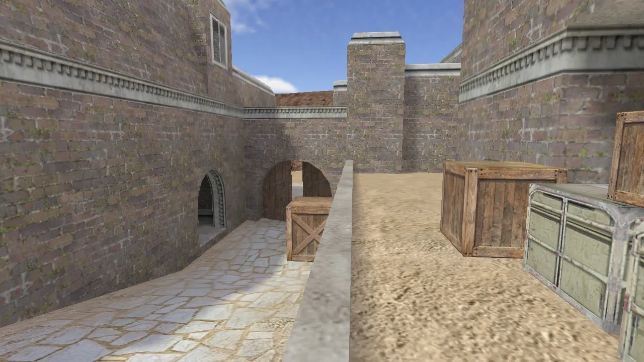 Скачать Карта de_zook для CS 1.6: Тактика и особенности - Скриншот