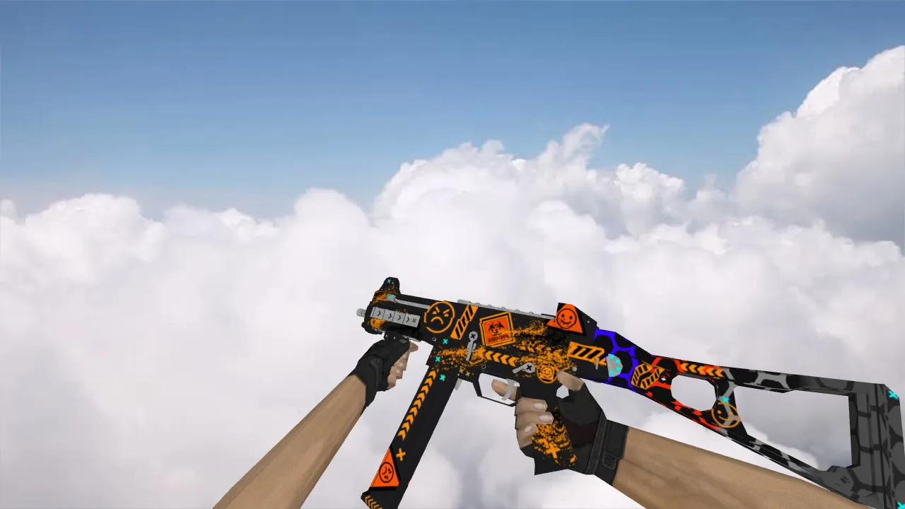 Скачать Модель UMP-45 Angry Emoji для CS 1.6 - Скачай сейчас - Скриншот