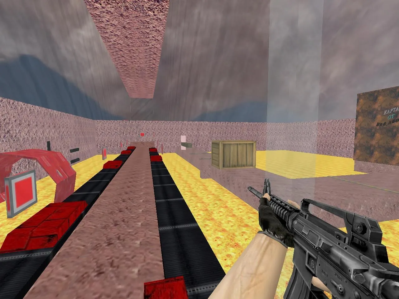 Скачать deathrun_hot_day_fix — карта Deathrun для CS 1.6: точки, .nav, оптимизация и настройка - Скриншот