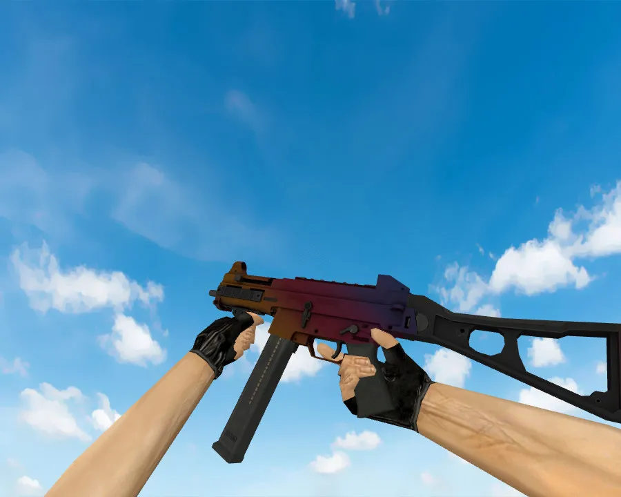 Скачать UMP-45 | Градиент (Fade) для CS 1.6 - Модели оружия - Скриншот