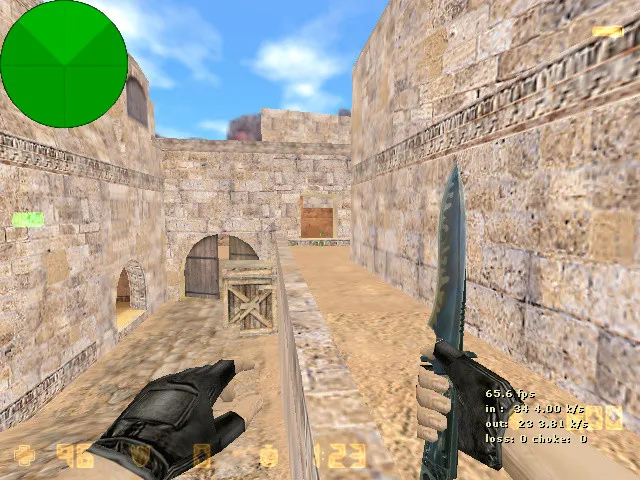 Скачать de_dust2_big для CS 1.6: карта, точки, боты .nav, оптимизация и баланс сторон - Скриншот