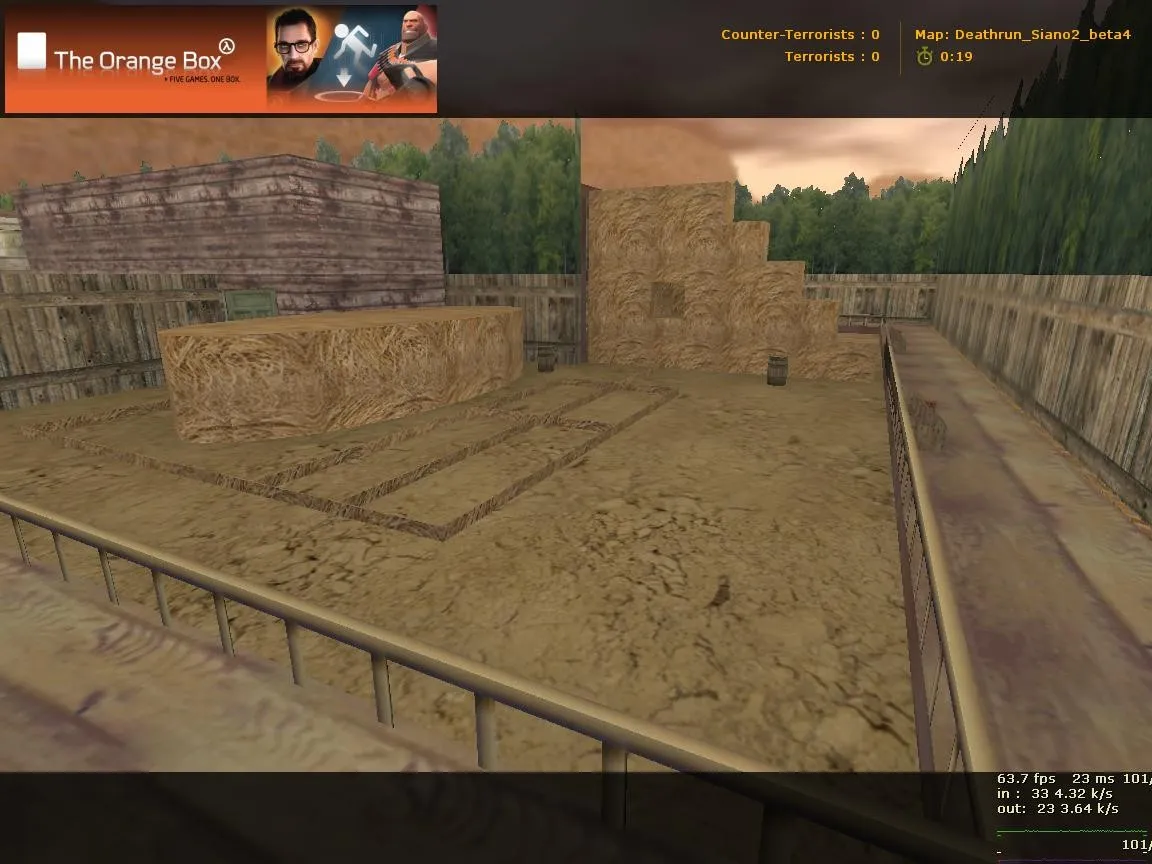 Скачать deathrun_siano2 — карта Deathrun для CS 1.6: точки, раунды, маршруты, .nav и оптимизация - Скриншот
