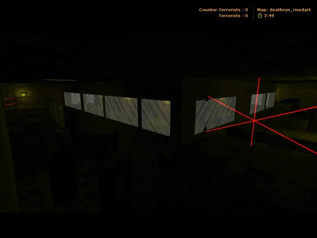 Скачать deathrun_risedark для CS 1.6: карта, тактика за TR/T, точки, .nav и оптимизация - Скриншот
