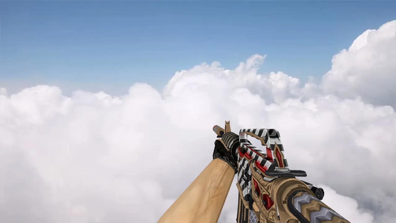Скачать Модель M4A1 Faust для CS 1.6: v_, p_, w_ файлы, звуки, анимация осмотра, текстуры и качество - Скриншот