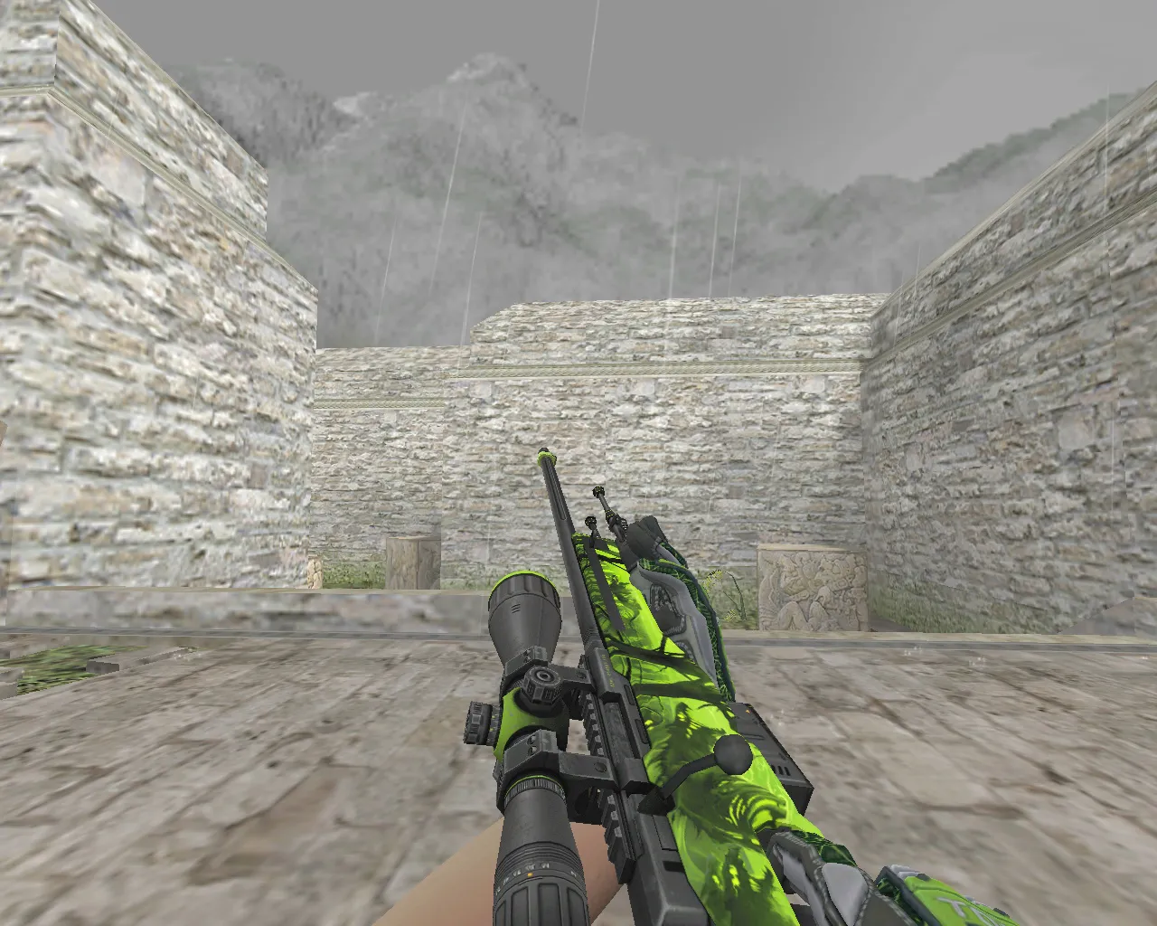 Скачать AWP «Распространение» (Containment Breach) для CS 1.6 - Модели оружия - Скриншот