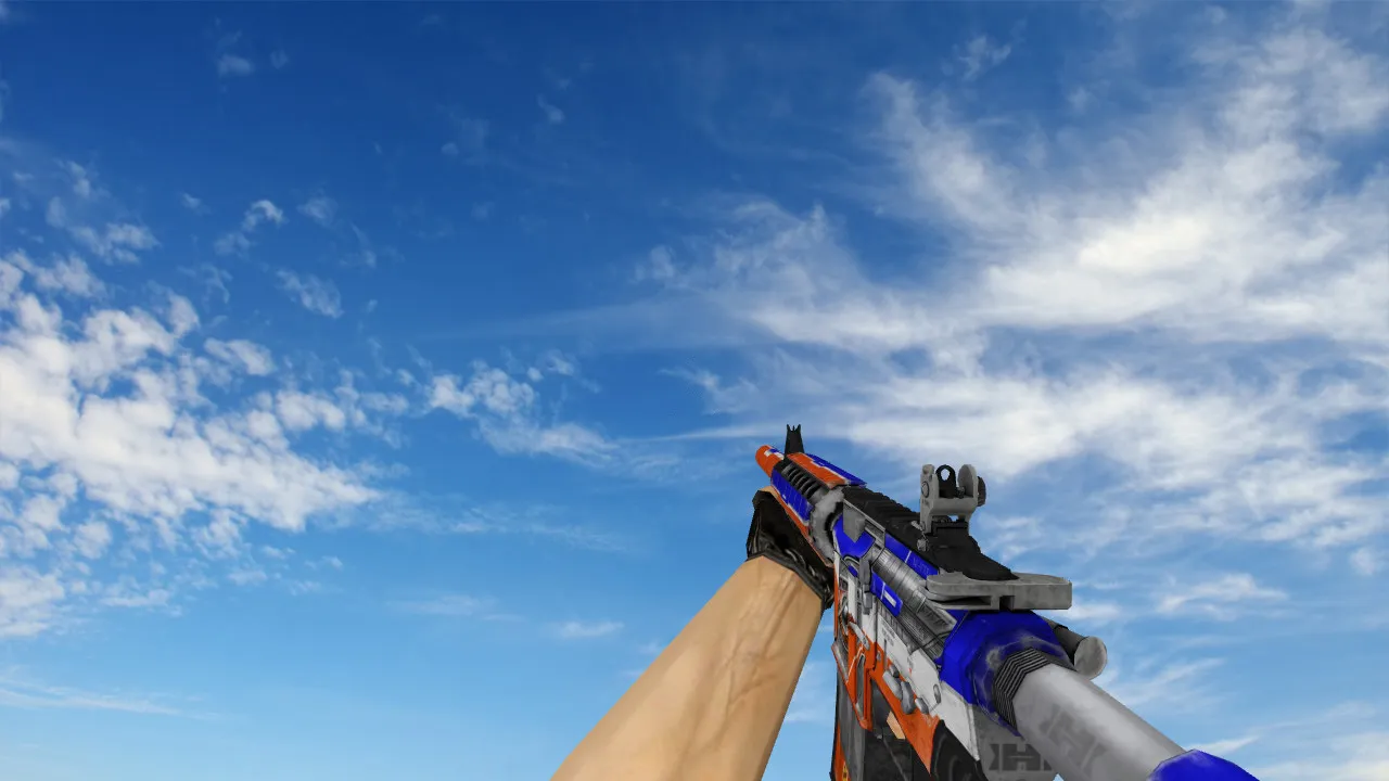 Скачать Модель M4A4 Havoc v_ p_ w_ для CS 1.6: звуки, анимация осмотра, качество текстур и настройка - Скриншот